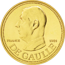 France, Medal, French Fifth Republic, 1981, MS(63), Gold
