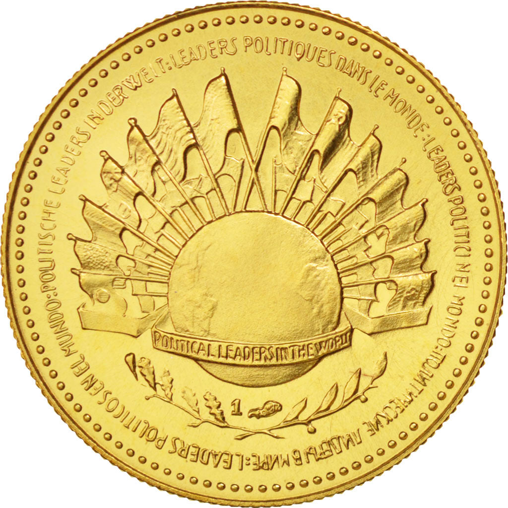 France, Medal, French Fifth Republic, 1981, MS(63), Gold