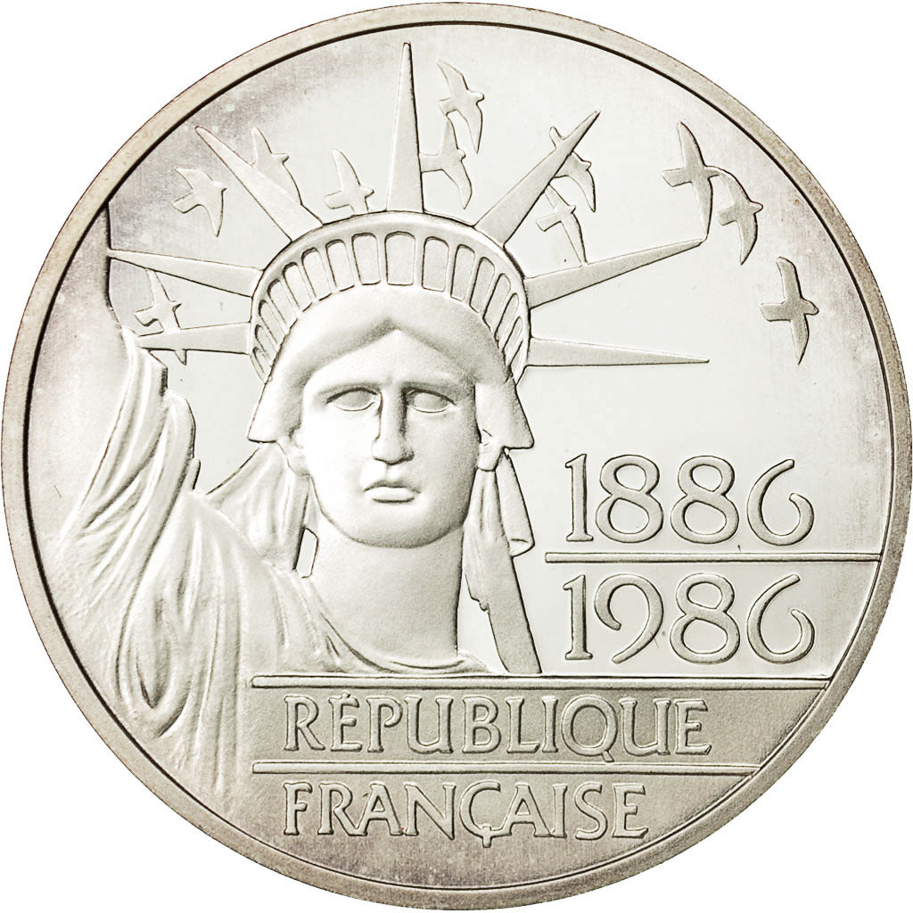 Coin, France, 100 Francs, 1986, MS(65-70), Silver, KM:960a, Gadoury:901