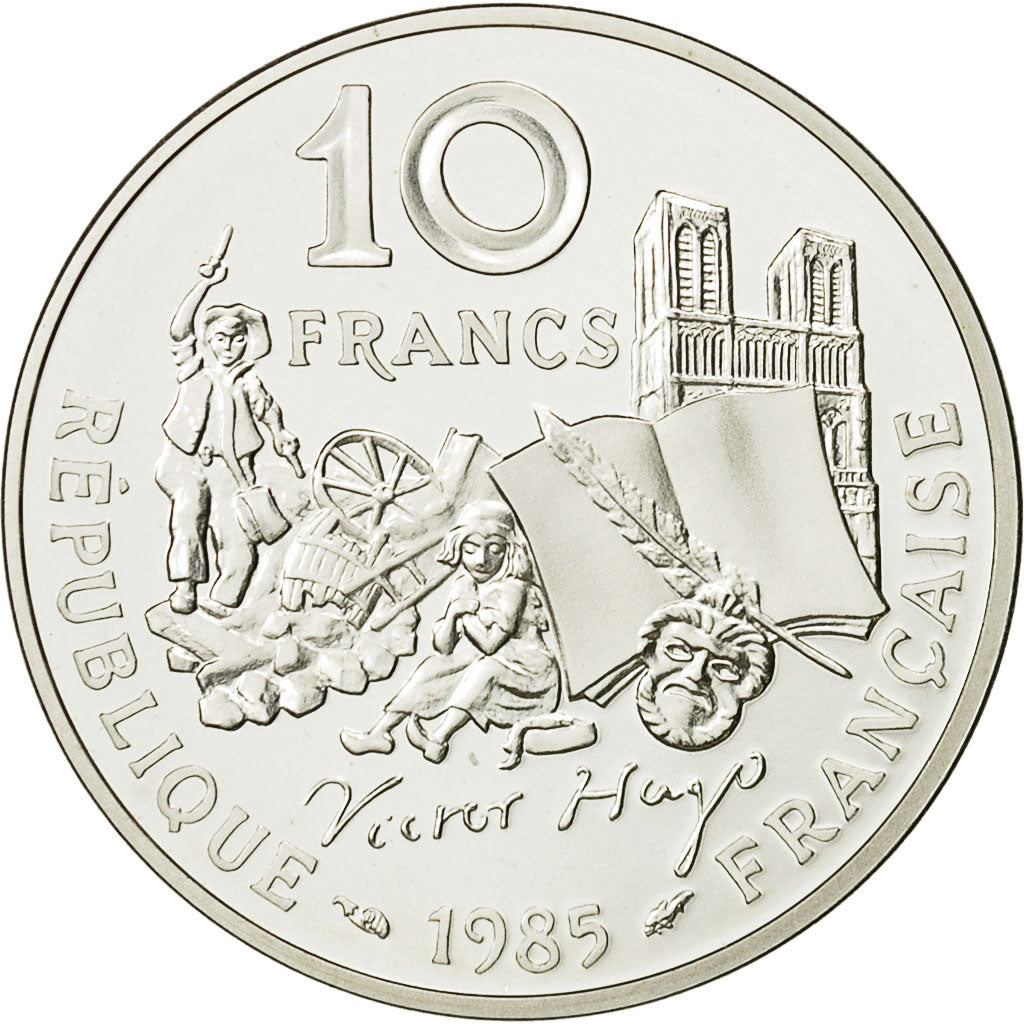 Coin, France, 10 Francs, 1985, MS(65-70), Silver, KM:956b, Gadoury:819