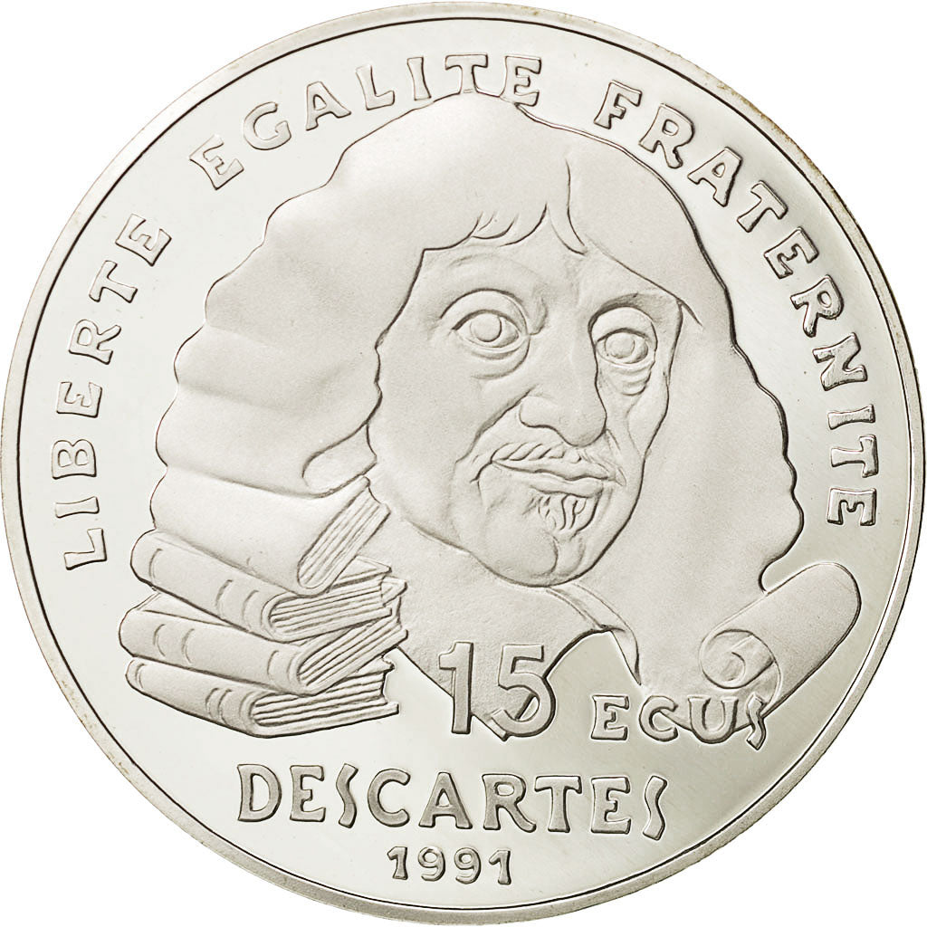 Moneta, Francia, 100 Francs-15 Ecus, 1991, FDC, Argento, KM:1002, Gadoury:c24