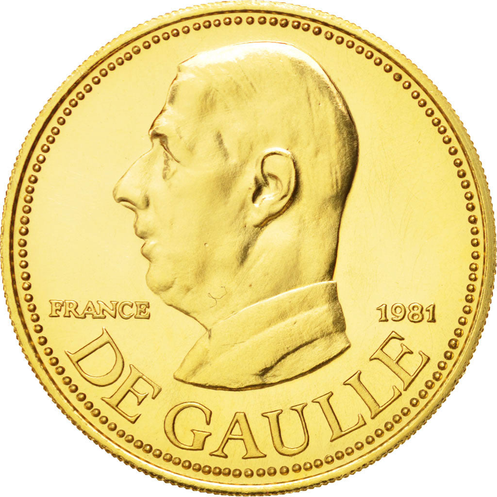 Francia, Medal, French Fifth Republic, 1981, SPL, Oro, 30