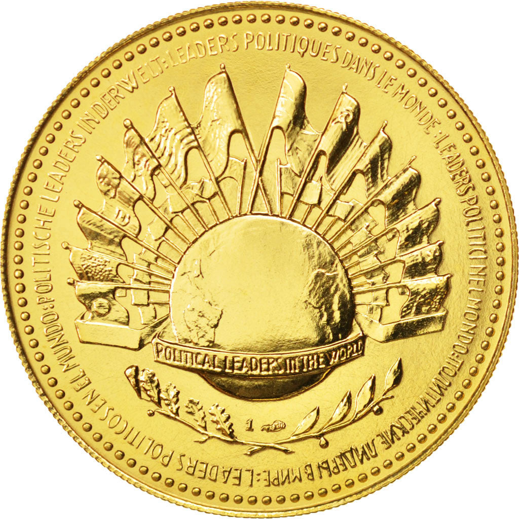 Francia, Medal, French Fifth Republic, 1981, SPL, Oro, 30