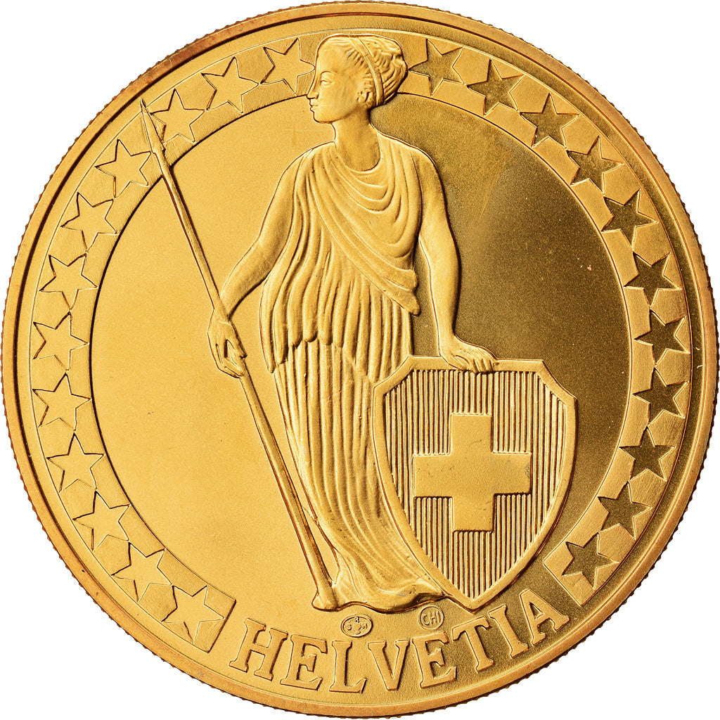 Switzerland, Medal, Der Hallwiler, Die Schweizer Seen, MS(64), Copper-Nickel