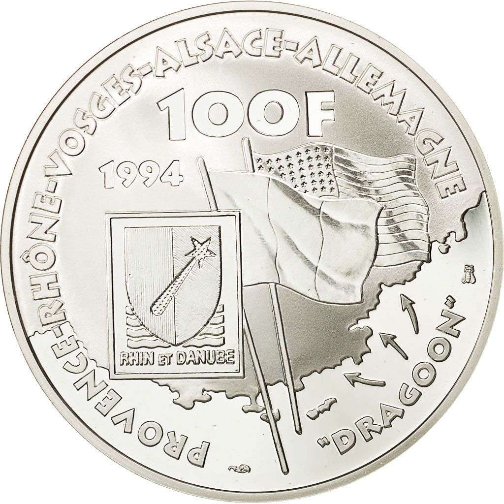 Coin, France, 100 Francs, 1994, MS(65-70), Silver, KM:1044, Gadoury:C79