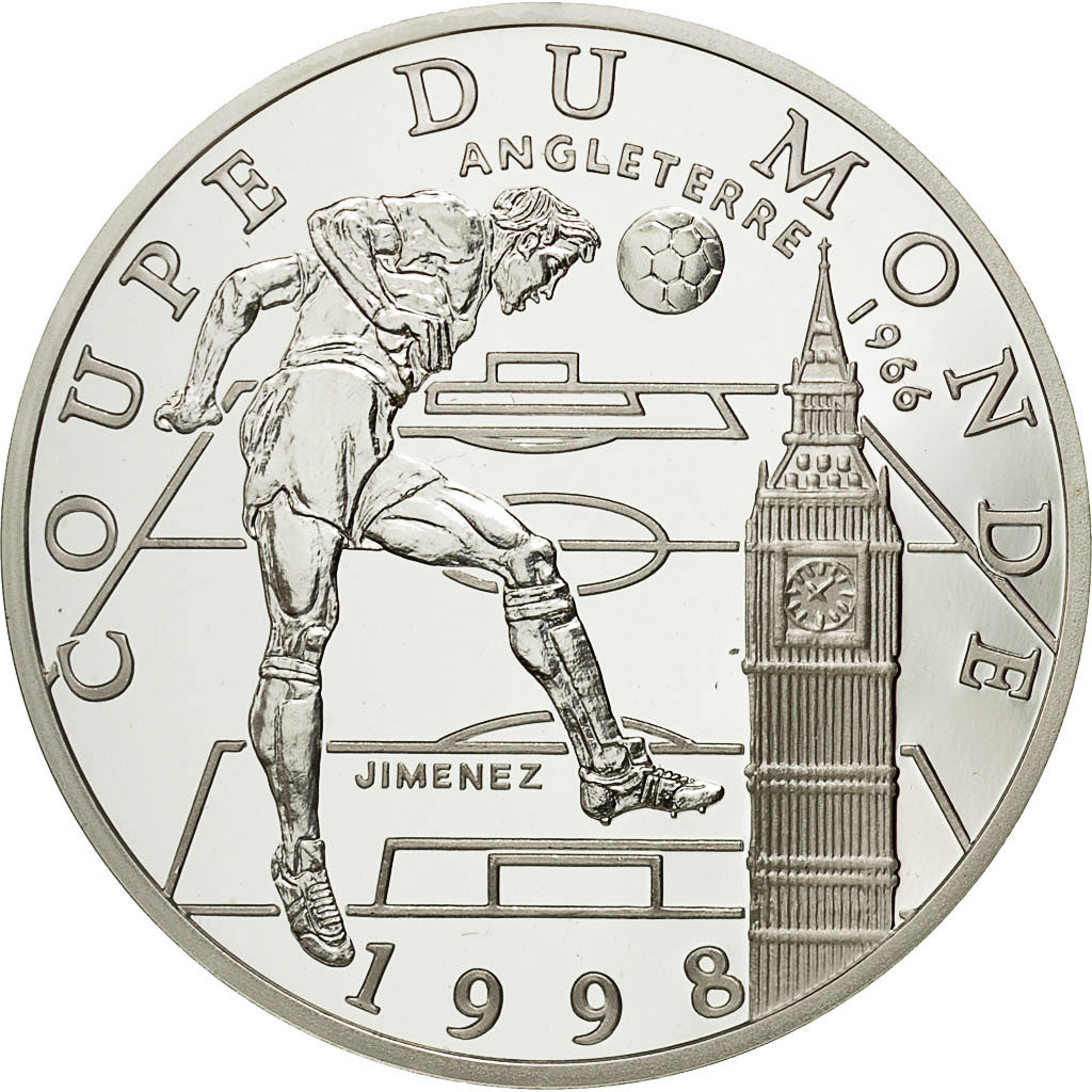 Coin, France, 10 Francs, 1997, MS(65-70), Silver, KM:1163, Gadoury:C174