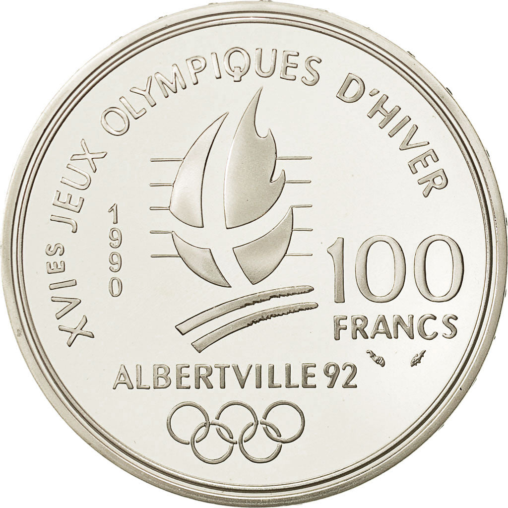 Coin, France, 100 Francs, 1990, MS(65-70), Silver, KM:981, Gadoury:C9