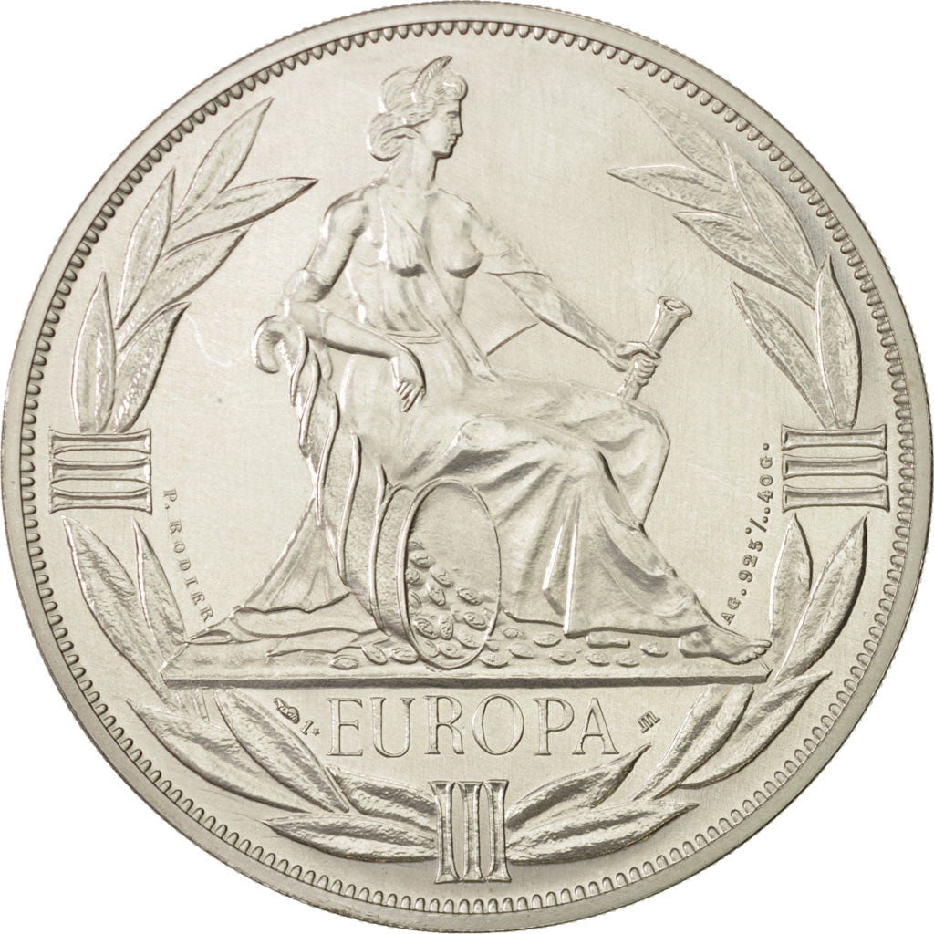 FRANCE, French Fifth Republic, Medal, 1981, MS(63), Silver, 41, 40.80