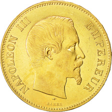 Coin, France, Napoleon III, Napoléon III, 100 Francs, 1857, Paris, AU(50-53)