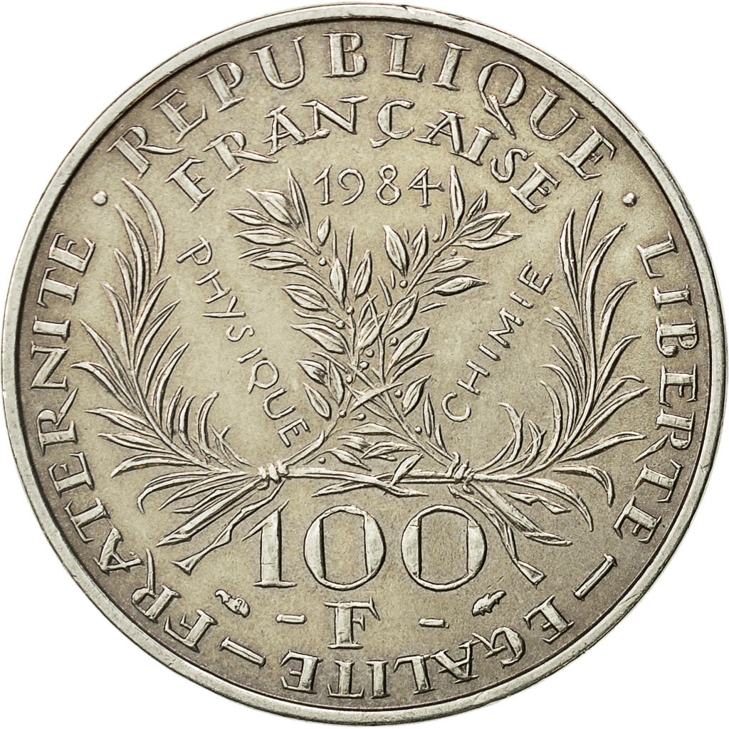 Coin, France, Marie Curie, 100 Francs, 1984, AU(50-53), Silver, KM:955