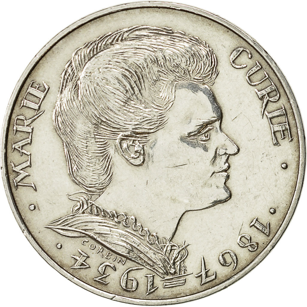 Coin, France, Marie Curie, 100 Francs, 1984, AU(50-53), Silver, KM:955