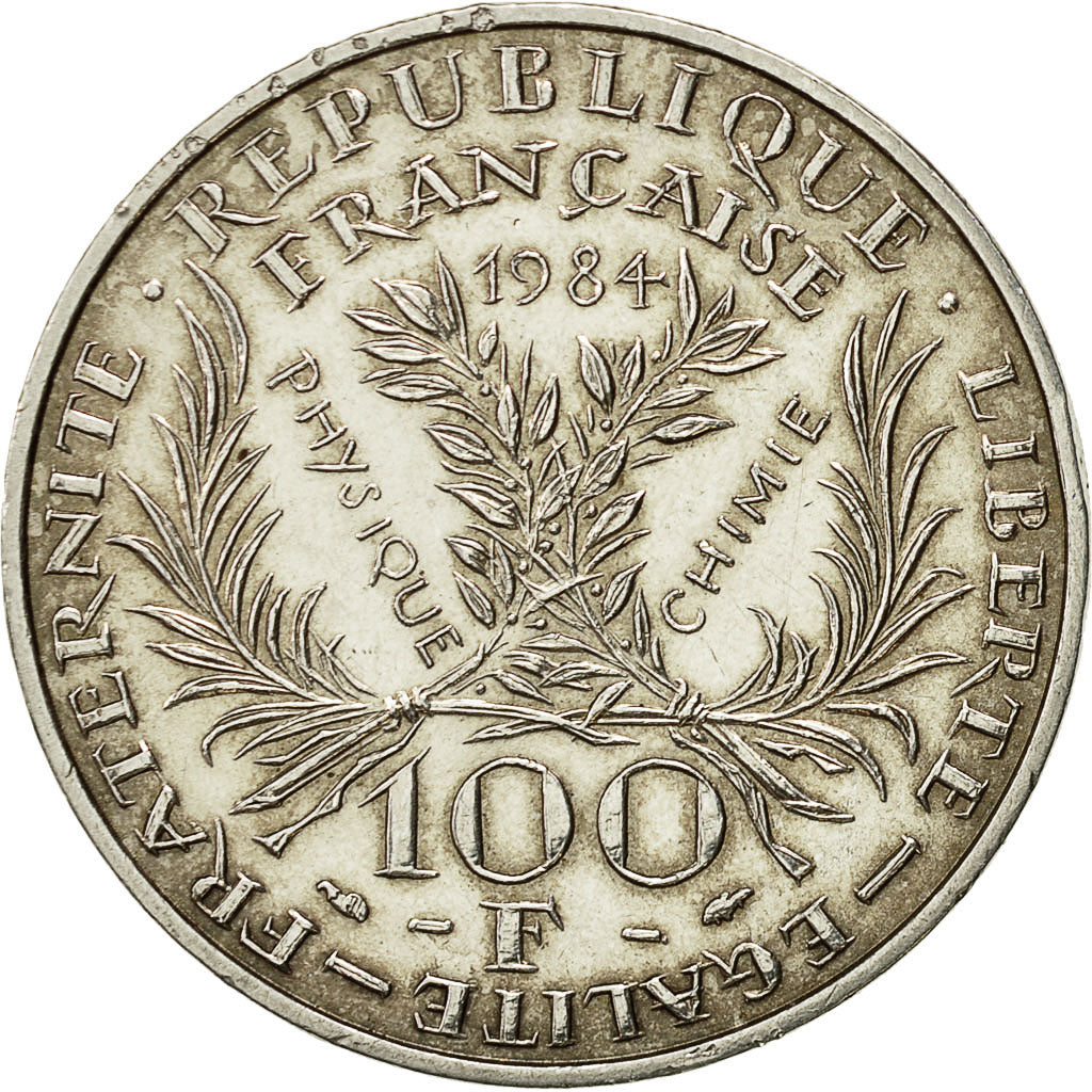 Coin, France, Marie Curie, 100 Francs, 1984, AU(50-53), Silver, KM:955