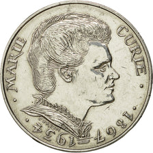 Moneda, Francia, Marie Curie, 100 Francs, 1984, MBC+, Plata, KM:955, Gadoury:899
