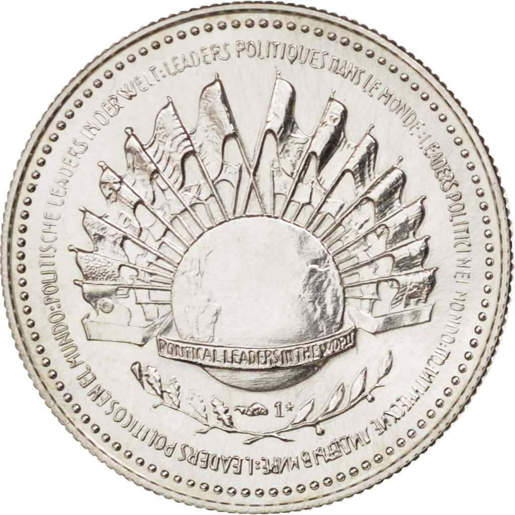 Vème République, Médaille en argent premier titre, Général De Gaulle 1981
