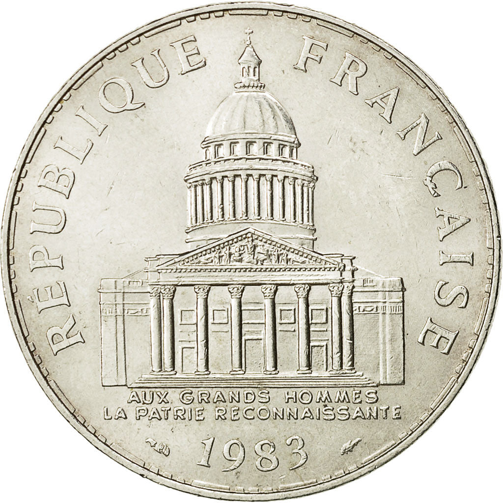 Münze, Frankreich, Panthéon, 100 Francs, 1983, Paris, SS+, Silber, KM:951.1