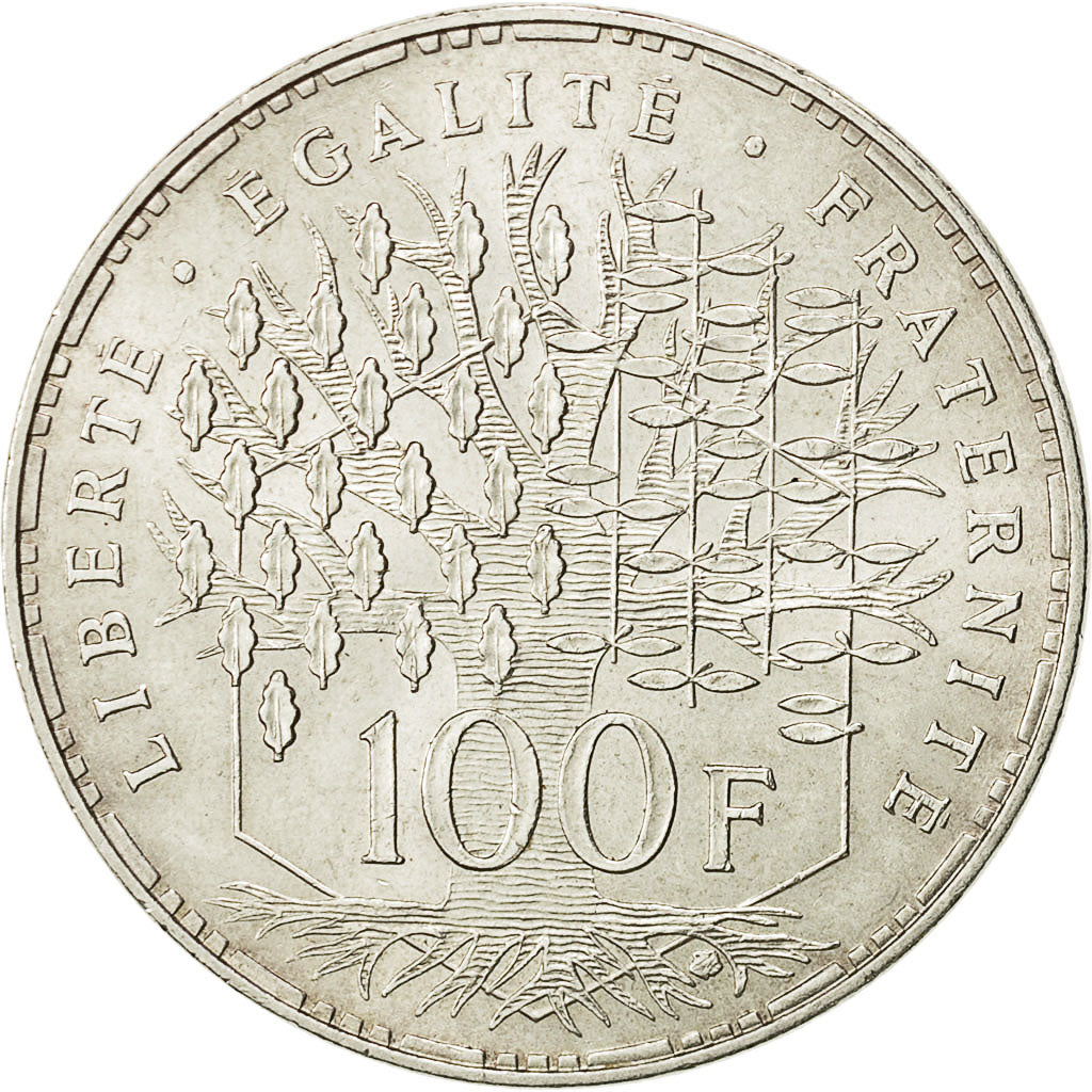Münze, Frankreich, Panthéon, 100 Francs, 1983, Paris, SS+, Silber, KM:951.1