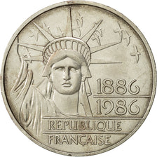 Münze, Frankreich, Statue de la Liberté, 100 Francs, 1986, SS+, Silber