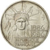 Münze, Frankreich, Statue de la Liberté, 100 Francs, 1986, SS+, Silber