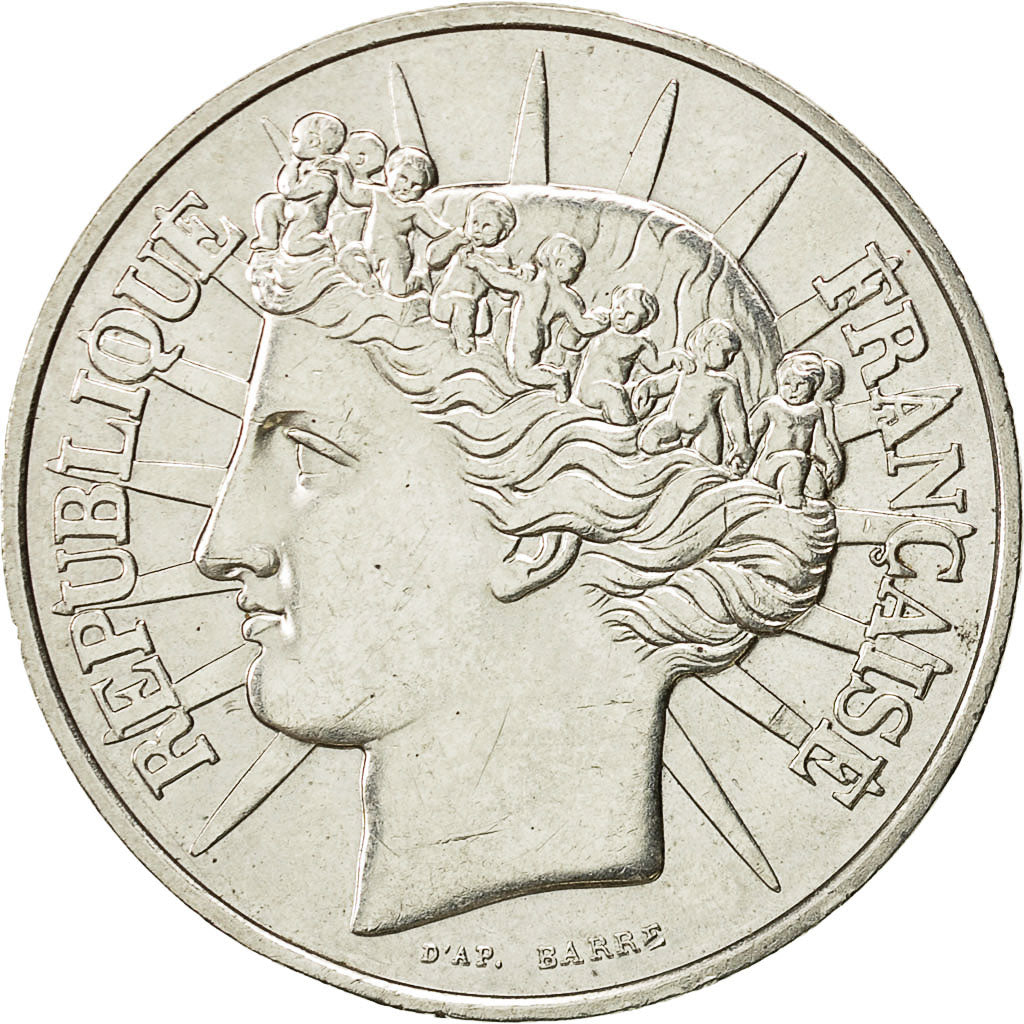 Monnaie, France, Fraternité, 100 Francs, 1988, TTB+, Argent, Gadoury:903