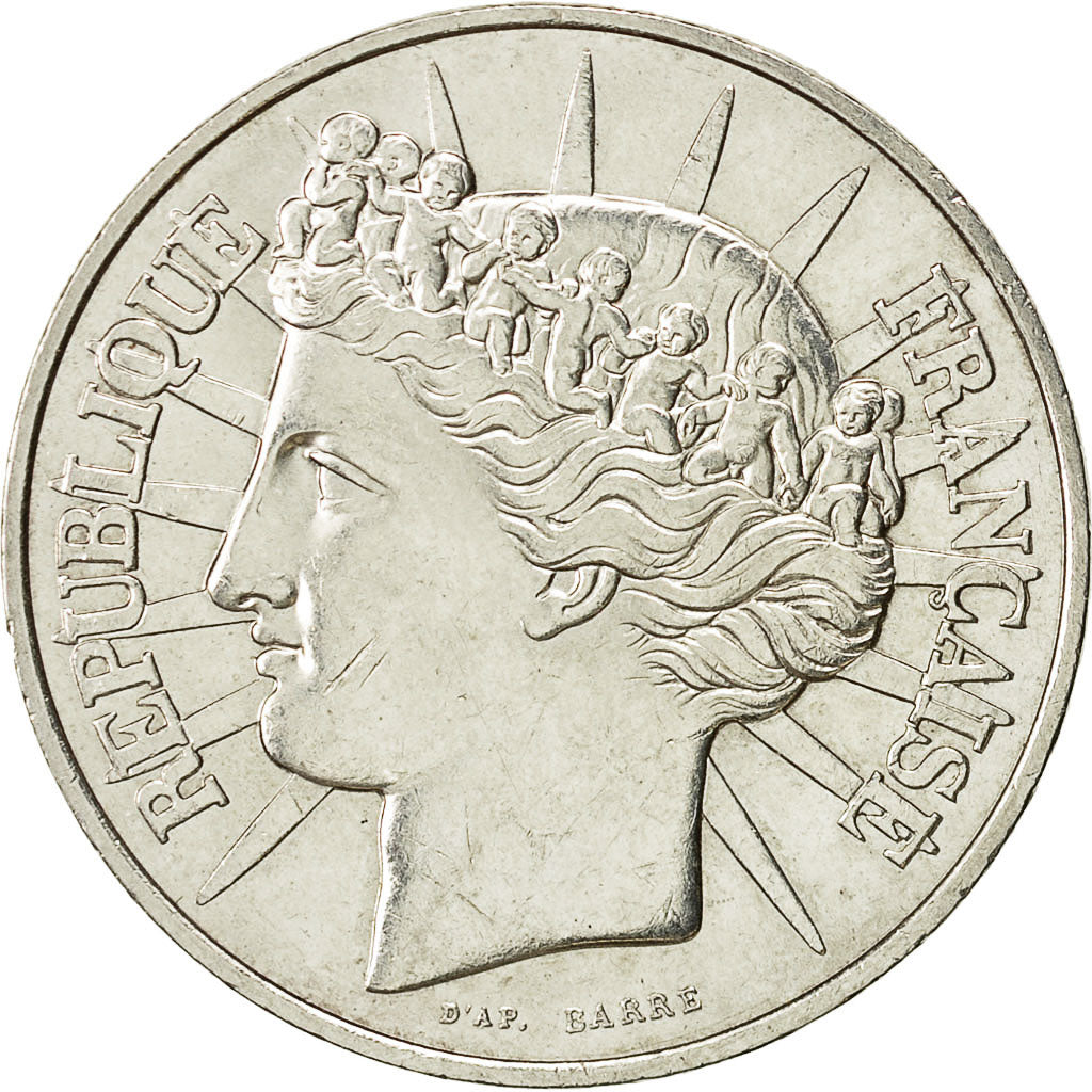 Monnaie, France, Fraternité, 100 Francs, 1988, TTB+, Argent, Gadoury:903