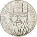Coin, France, Charlemagne, 100 Francs, 1990, AU(50-53), Silver, KM:982