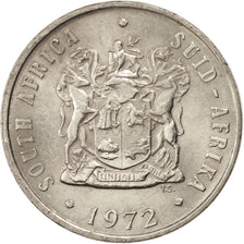 Coin, South Africa, 10 Cents, 1972, MS(60-62), Nickel, KM:85