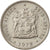 Coin, South Africa, 10 Cents, 1972, MS(60-62), Nickel, KM:85