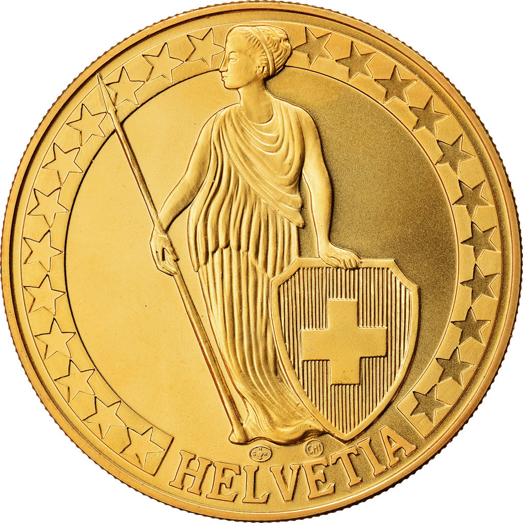 Switzerland, Medal, Der Grimsel-Stausee, Die Schweizer Seen, MS(64)