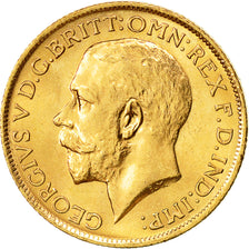 Monnaie, Australie, George V, Sovereign, 1917, Sydney, SUP+, Or, KM:29