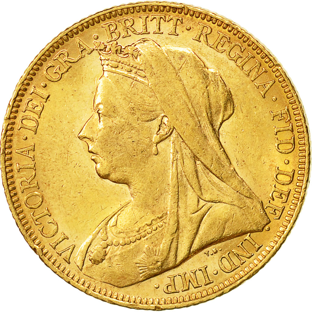 Moneda, Australia, Victoria, Sovereign, 1899, Melbourne, MBC+, Oro, KM:13