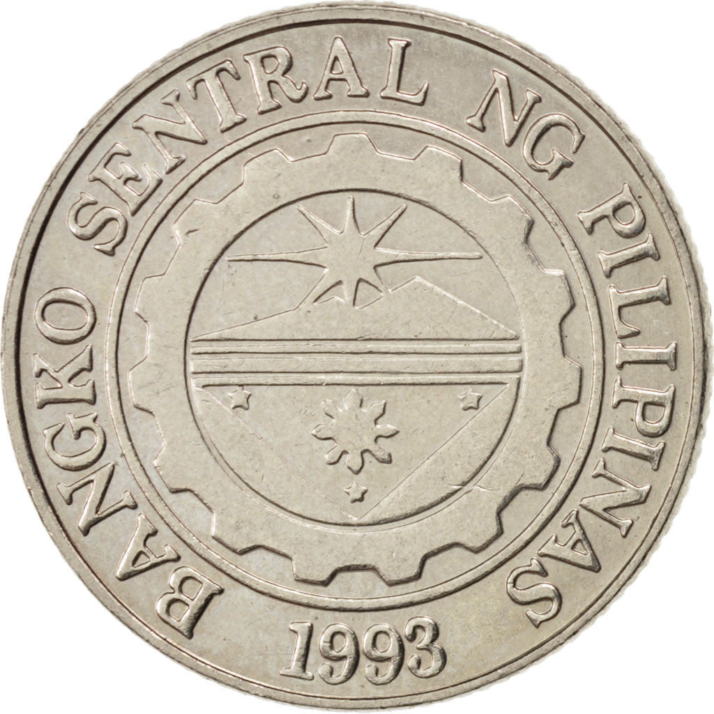 Coin, Philippines, Piso, 1997, AU(55-58), Copper-nickel, KM:269