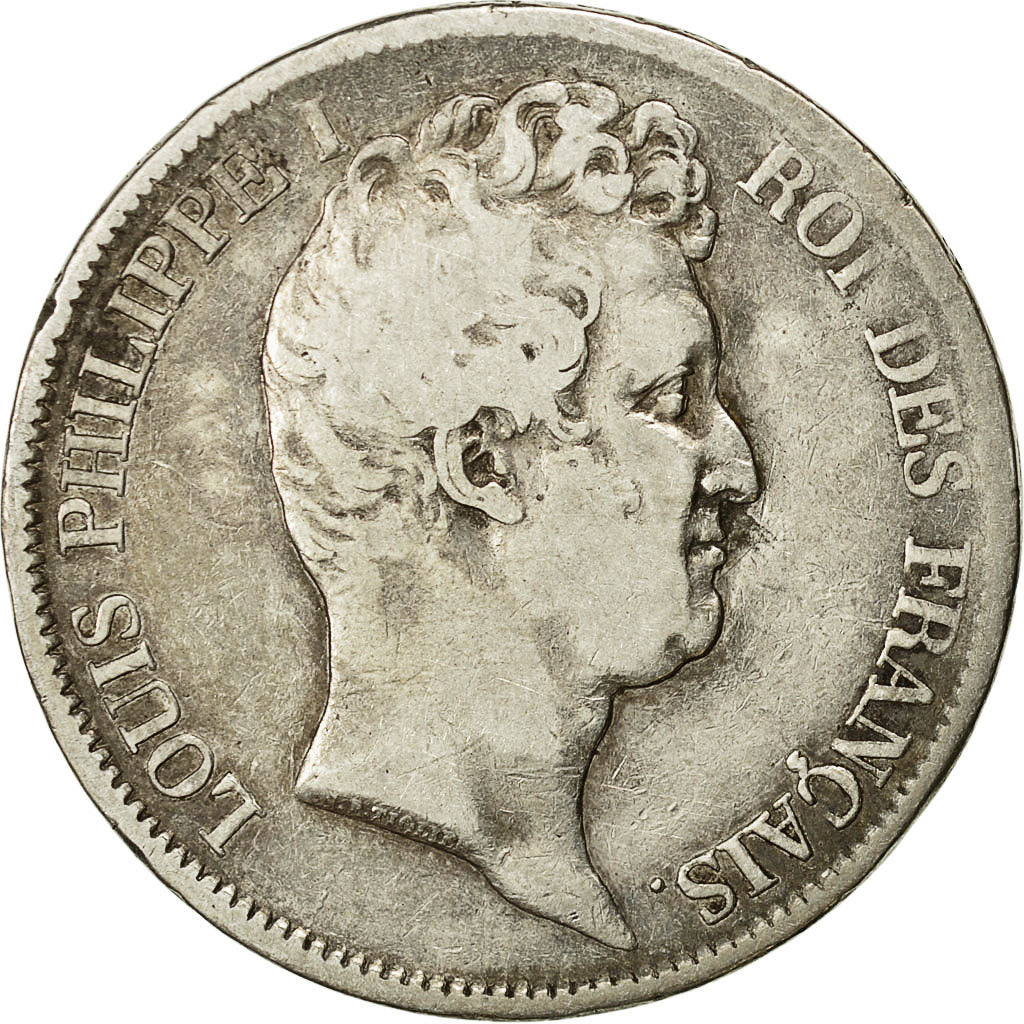 Munten, Frankrijk, Louis-Philippe, 5 Francs, 1831, Marseille,FR,Zilver,KM 735.10