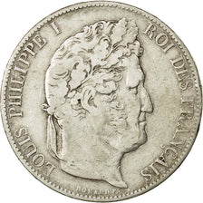 Coin, France, Louis-Philippe, 5 Francs, 1846, Paris, VF(20-25), Silver,KM 749.1