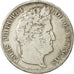 Moneda, Francia, Louis-Philippe, 5 Francs, 1834, Lille, BC+, Plata, KM:749.13