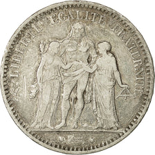 Münze, Frankreich, Hercule, 5 Francs, 1874, Paris, S+, Silber, KM:820.1