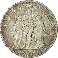 Coin, France, Hercule, 5 Francs, 1874, Paris, EF(40-45), Silver, KM:820.1