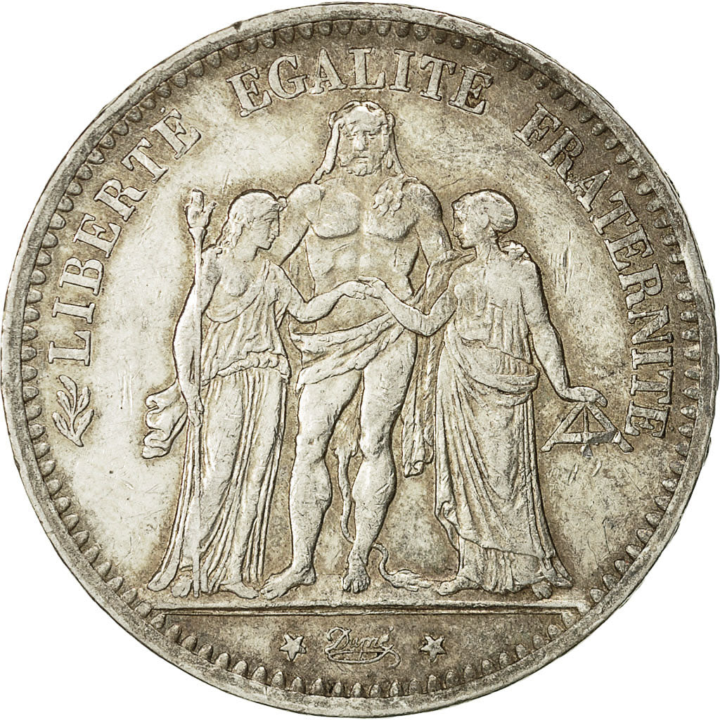 Münze, Frankreich, Hercule, 5 Francs, 1875, Paris, SS, Silber, KM:820.1