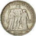 Monnaie, France, Hercule, 5 Francs, 1875, Paris, TTB, Arg,KM 820.1,Gadoury:745a