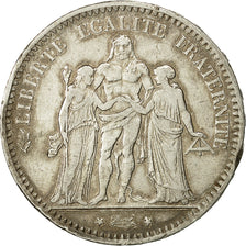 Coin, France, Hercule, 5 Francs, 1876, Paris, EF(40-45), Silver, KM:820.1
