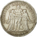 Coin, France, Hercule, 5 Francs, 1876, Paris, EF(40-45), Silver, KM:820.1