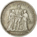 Coin, France, Hercule, 5 Francs, 1876, Bordeaux, VF(30-35), Silver, KM:820.2