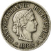 Coin, Switzerland, 5 Rappen, 1882, Bern, EF(40-45), Copper-nickel, KM:26