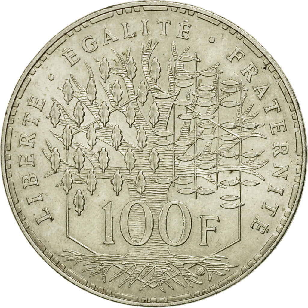 Coin, France, Panthéon, 100 Francs, 1983, Paris, AU(50-53), Silver, KM:951.1