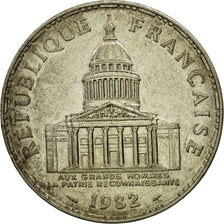 Coin, France, Panthéon, 100 Francs, 1982, Paris, AU(50-53), Silver, KM:951.1