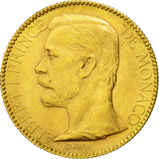 Monnaie, Monaco, Albert I, 100 Francs, Cent, 1895,Paris,SUP,Or,KM 105,Gad MC 124