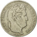 Coin, France, Louis-Philippe, 5 Francs, 1837, Lille, VF(20-25), Silver,KM 749.13