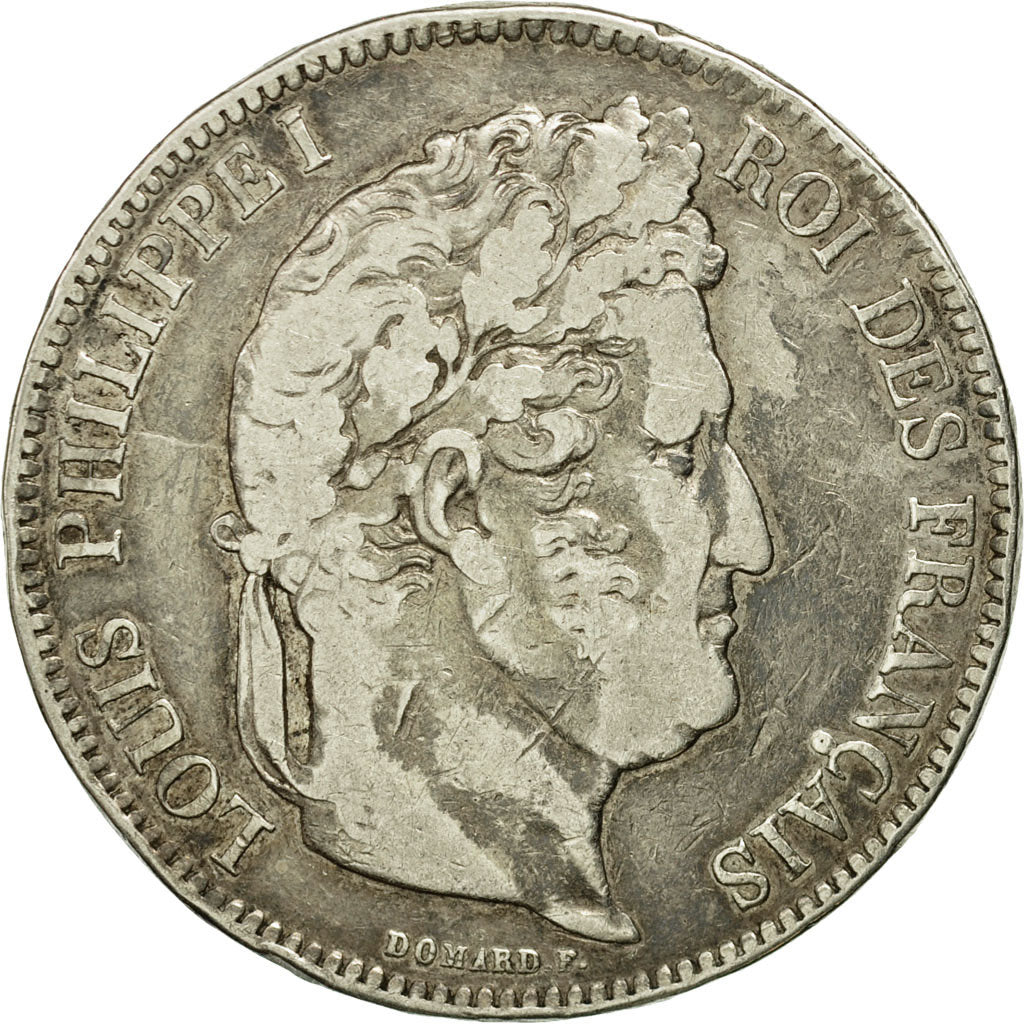 Munten, Frankrijk, Louis-Philippe, 5 Francs, 1841, Lille, FR, Zilver, KM:749.13