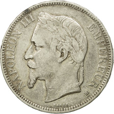 coin, France, Napoléon III, 5 Francs, 1869,Strasbourg,EF(40-45),Silver,KM 799.2