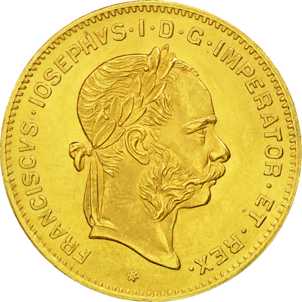 Münze, Österreich, Franz Joseph I, 4 Florin 10 Francs, 1892, STGL, Gold, KM 2260