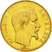 Coin, France, Napoleon III, 50 Francs, 1857, Paris, Gold, AU(50-53), KM 785.1